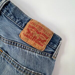 27x30" Levi's 501xx Men's Jeans, Red Tag Classic Button Fly Straight Med Wash